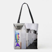 Regenbogen farbiger Drachen Tasche (Rückseite)