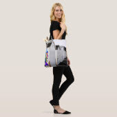 Regenbogen farbiger Drachen Tasche (Am Model)