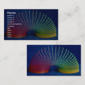 Regenbogen-farbiges schleichendes Spielzeug Visitenkarte (Vorne/Hinten)