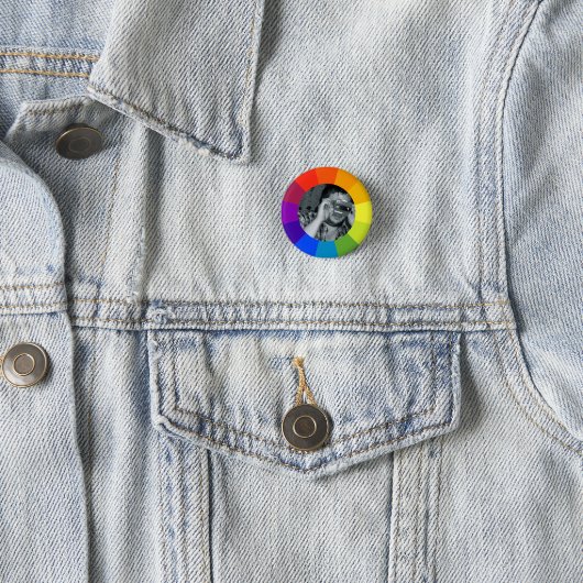Regenbogen-Farbkreis Button (Beispiel)