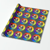 Regenbogen-Farbkreis Geschenkpapier (Ungerollt)