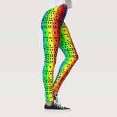 Regenbogen färbt Dominos Leggings (Rechts)