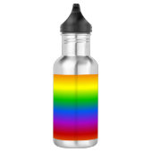 Regenbogen färbt Gewohnheit Edelstahlflasche (Rechts)