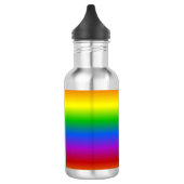 Regenbogen färbt Gewohnheit Edelstahlflasche (Links)