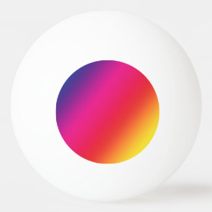 Regenbogen färbt Klingeln Pong Ball Tischtennisball