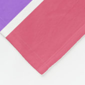 Regenbogen färbt kundenspezifische Fleecedecken Fleecedecke (Ecke)