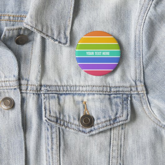 Regenbogen färbt kundenspezifische Knöpfe Button (Beispiel)