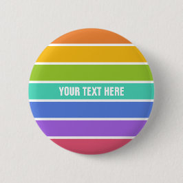 Regenbogen färbt kundenspezifische Knöpfe Button