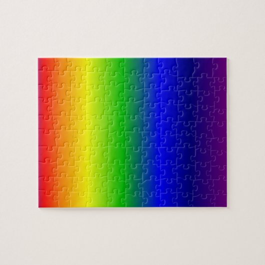 Regenbogen färbt Puzzlespiel mit Geschenkboxen Puzzle (Horizontal)