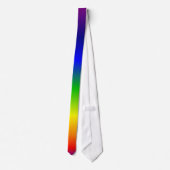 Regenbogen färbt Rot herauf Krawatte (Rückseite)