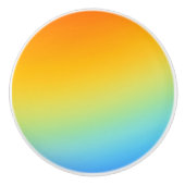 Regenbogen färbt Türknauf Keramikknauf (Vorderseite)