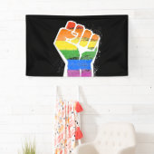 Regenbogen-Faust Banner (Insitu)