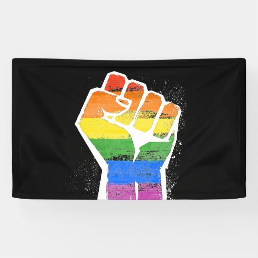Regenbogen-Faust Banner (Horizontal)