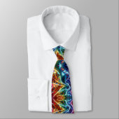 Regenbogen-Faux-Seide | Leopardenprint Herren- Krawatte (Gebunden)