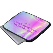 Regenbogen-Fee Laptopschutzhülle (Vorne Knopf)