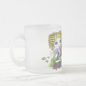 Regenbogen-feenhafte Meerjungfrau-Kunst-eisige Mattglastasse (Links)