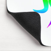 Regenbogen-Feld-Hockey Mousepad (Ecke)
