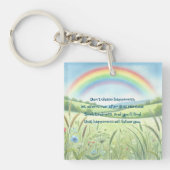 Regenbogen / Feld und Angebot Schlüsselanhänger (Vorderseite)