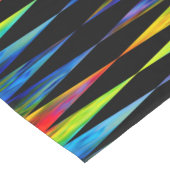 [Regenbogen-Fiesta-] Harlekin-geometrisches Kurzer Tischläufer (Ecke)