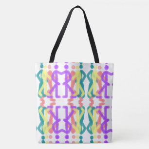 Regenbogen-Figuren-Design Tasche