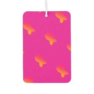 Regenbogen Fisch Hot Pink Autolufterfrischer