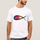 Regenbogen-Fisch-T-Shirt T-Shirt (Vorderseite)