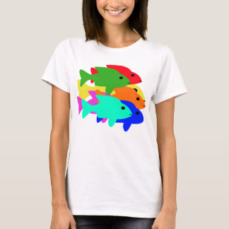Regenbogen-Fisch-T-Shirt T-Shirt