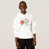 Regenbogen-Fisch-T-Shirts und Geschenke Hoodie (Vorne ganz)