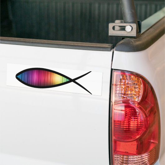 Regenbogen-Fische Autoaufkleber (Auf Lkw)