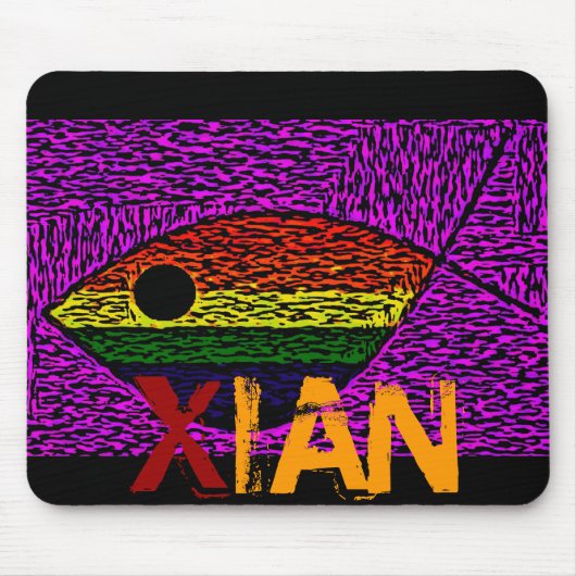 Regenbogen-Fische Mousepad (Vorne)