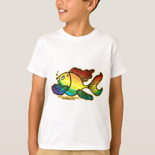 Regenbogen-Fische T-Shirt