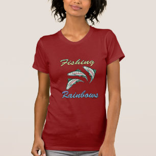 Regenbogen Fischen Regenbogenforelle T-Shirt