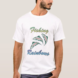 Regenbogen Fischen Regenbogenforelle T-Shirt