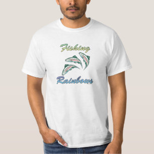 Regenbogen Fischen Regenbogenforelle T-Shirt