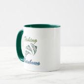 Regenbogen Fischen Regenbogenforelle Tasse (Vorderseite Links)