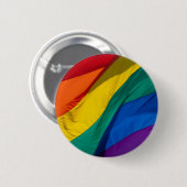 Regenbogen-Flagge Button (Vorne & Hinten)