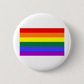 Regenbogen-Flagge Button (Vorderseite)