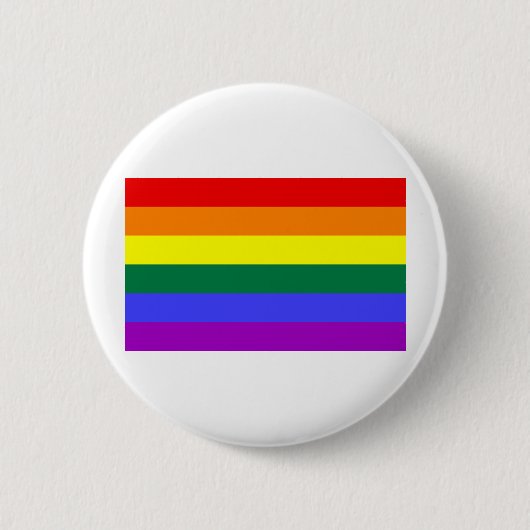 Regenbogen-Flagge Button (Vorderseite)