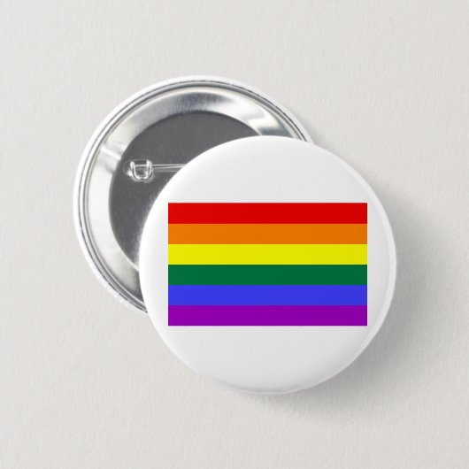 Regenbogen-Flagge Button (Vorne & Hinten)