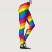 REGENBOGEN-FLAGGE FÄRBT Streifen + Ihre Ideen Leggings (Rechts)