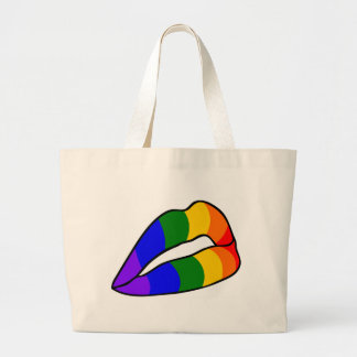 REGENBOGEN-FLAGGE JUMBO STOFFBEUTEL
