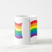 Regenbogen-Flagge Kaffeetasse (Mittel)
