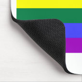 Regenbogen-Flagge Mousepad (Ecke)