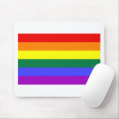 Regenbogen-Flagge Mousepad (Mit Mouse)