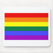 Regenbogen-Flagge Mousepad (Vorne)