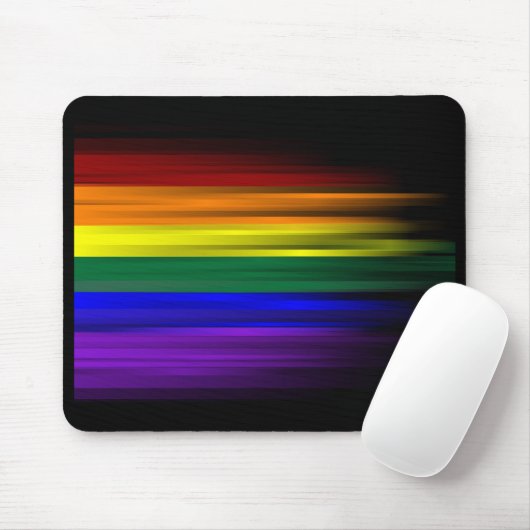 Regenbogen-Flagge Mousepad (Mit Mouse)