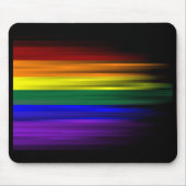 Regenbogen-Flagge Mousepad (Vorne)