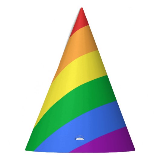 Regenbogen-Flagge Partyhütchen (Links)
