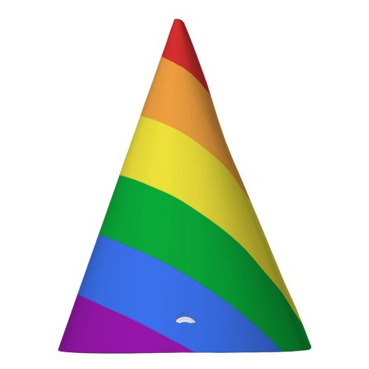 Regenbogen-Flagge Partyhütchen (Rechts)