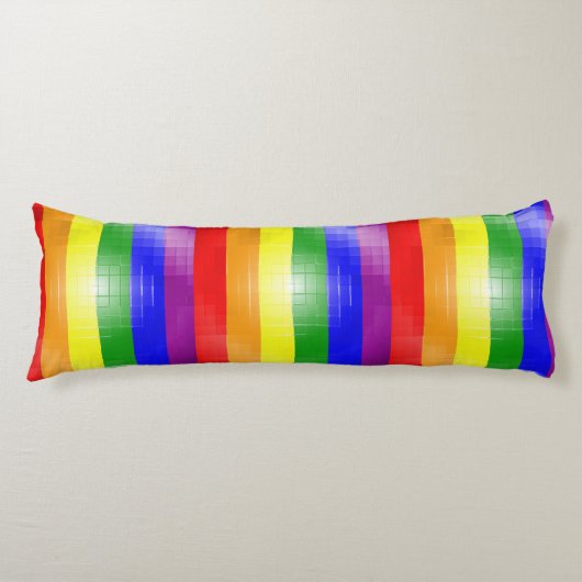 Regenbogen-Flagge Seitenschläferkissen (Vorderseite)
